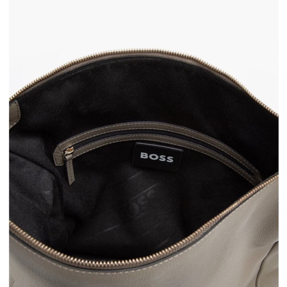 Boss Alyce Leather Hobo Bag - Picture 5 of 12